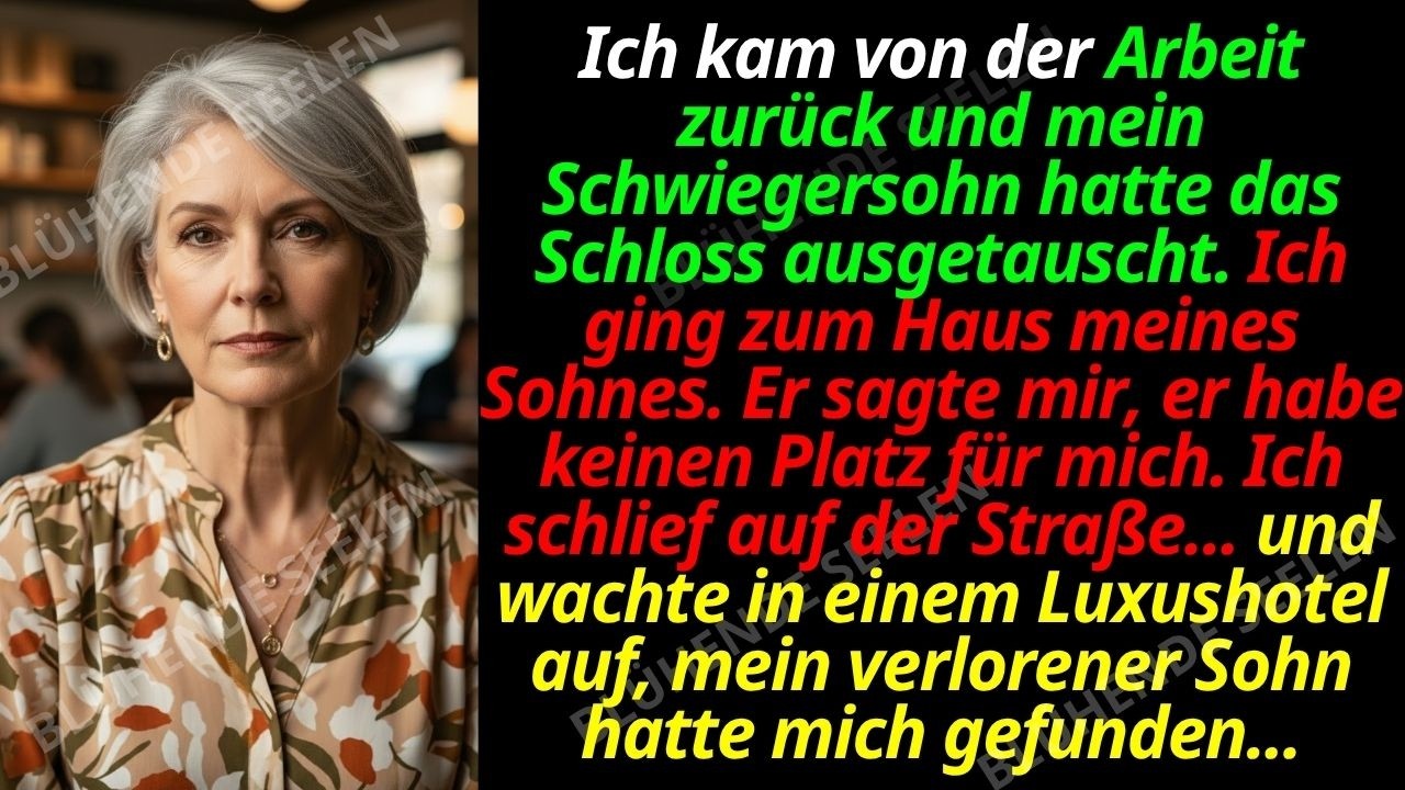 Ich stand vor meiner eigenen Wohnungstür, den Schlüssel in der Hand, und er drehte sich nicht. Meine Tochter öffnete das Fenster einen Spalt und sagte: „Mein Mann hat das Schloss gewechselt. Es...