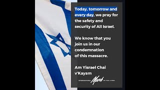 MOTL Stands with Israel, Today, tomorrow and every day