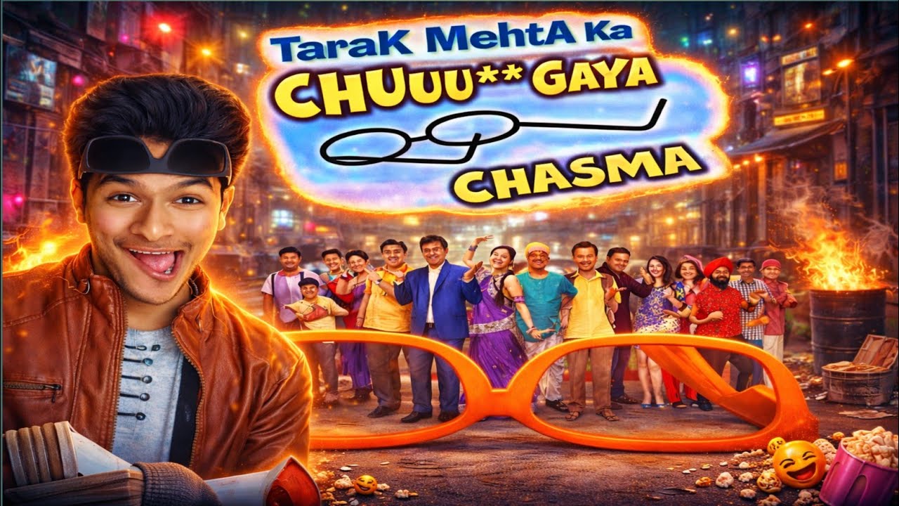 Tarak Mehta Ka Chuuu*** Gaya Chashma 😳 | Dark Humor Roast | AI Dubbed + bhasad Roasted= bhasadchasma