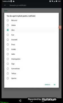 vodafone notification sounds
