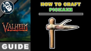 How to Make Antler Pickaxe Tutorial | Valheim Crafting Beginners Guide | Get, Unlock & Craft Tools