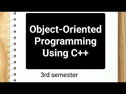 Unit 4 || Object Oriented Programming Using C++ || BCA 3rd semester ...