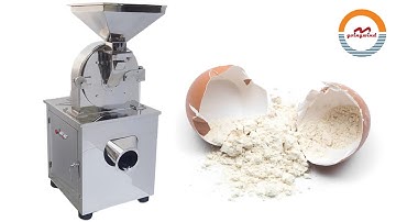 Automatic egg shell powder grinding making machine auto industrial eggshell grinder crusher