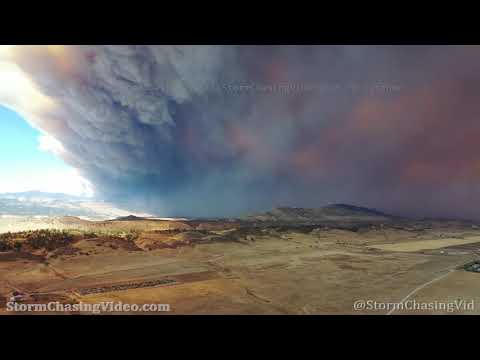 Drone Footage Of The Cameron Peak Fire, Loveland, CO - 10/14/2020