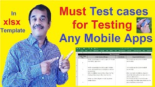 must  test cases for testing any mobile apps in test case template xlsx | testingshala | gangadharcm