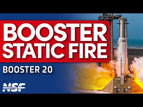 SpaceX conducts Record Static Fire of Booster 20