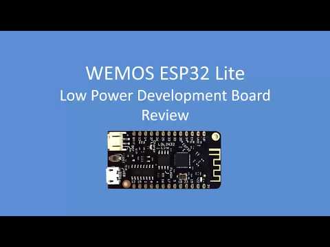 Tech Note 061 - WEMOS ESP32 Lite (Review and differences)