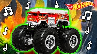 5 Alarm, Rhinomite, and Race Ace Official Songs for Kids - Hot Wheels 🎵 Resimi