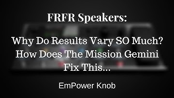 FRFR Speakers: Why Do Results Vary SO Much? How Does The Mission Gemini 2 Fix This...