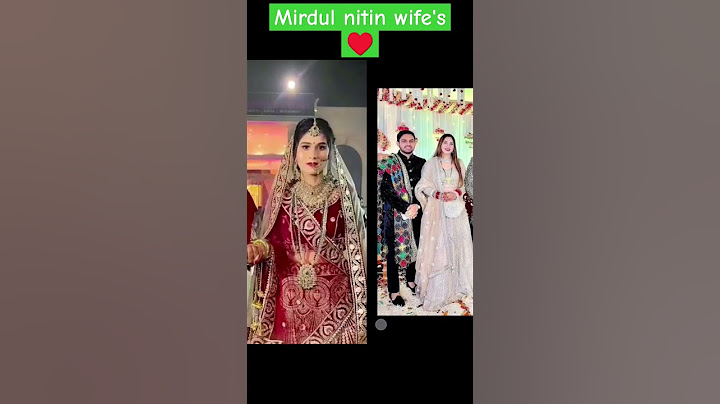 Mirdul or nitin with wife's ♥️#mirdul #wife #nitin #love #couple #marriage #themirdul
