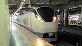 【常磐線】70M 特急ときわ70号 E657系K5編成 北千住駅 通過シーン