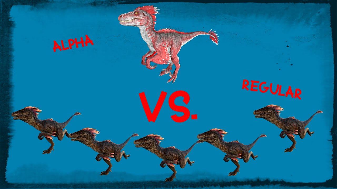 Alpha Raptor Vs Raptor Ark Raptor vs Alpha Raptor - YouTube