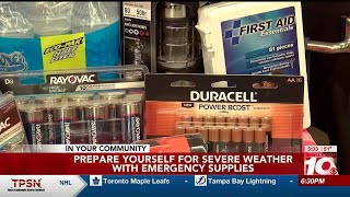 VIDEO: Local hardware store helps you prepare for severe weather with emergency supplies
