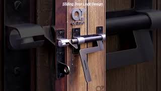 Manul Sliding Gate Latch And Lock 💡 #shorts #creative #securitylock #design #gate #diy #woodworking