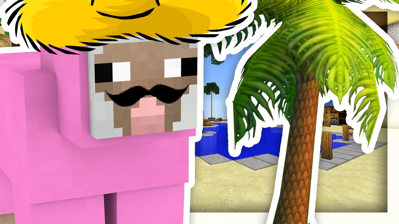 Pink Sheep Goes On Vacation Minecraft Youtube - minecraft sheep face roblox