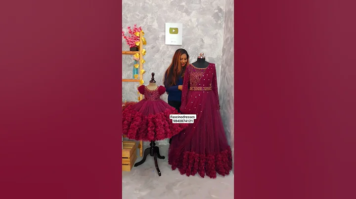 fascinodresses|mom daughter matching trending dresses|ballgowns|pretty princess birthday partywears