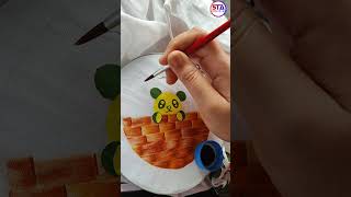 cute tady bear painting on cloth (31)#trending#shorts#Spread The Art