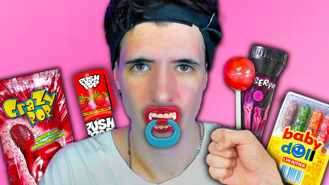 PROBANDO CHUPETINES que NUNCA PROBE