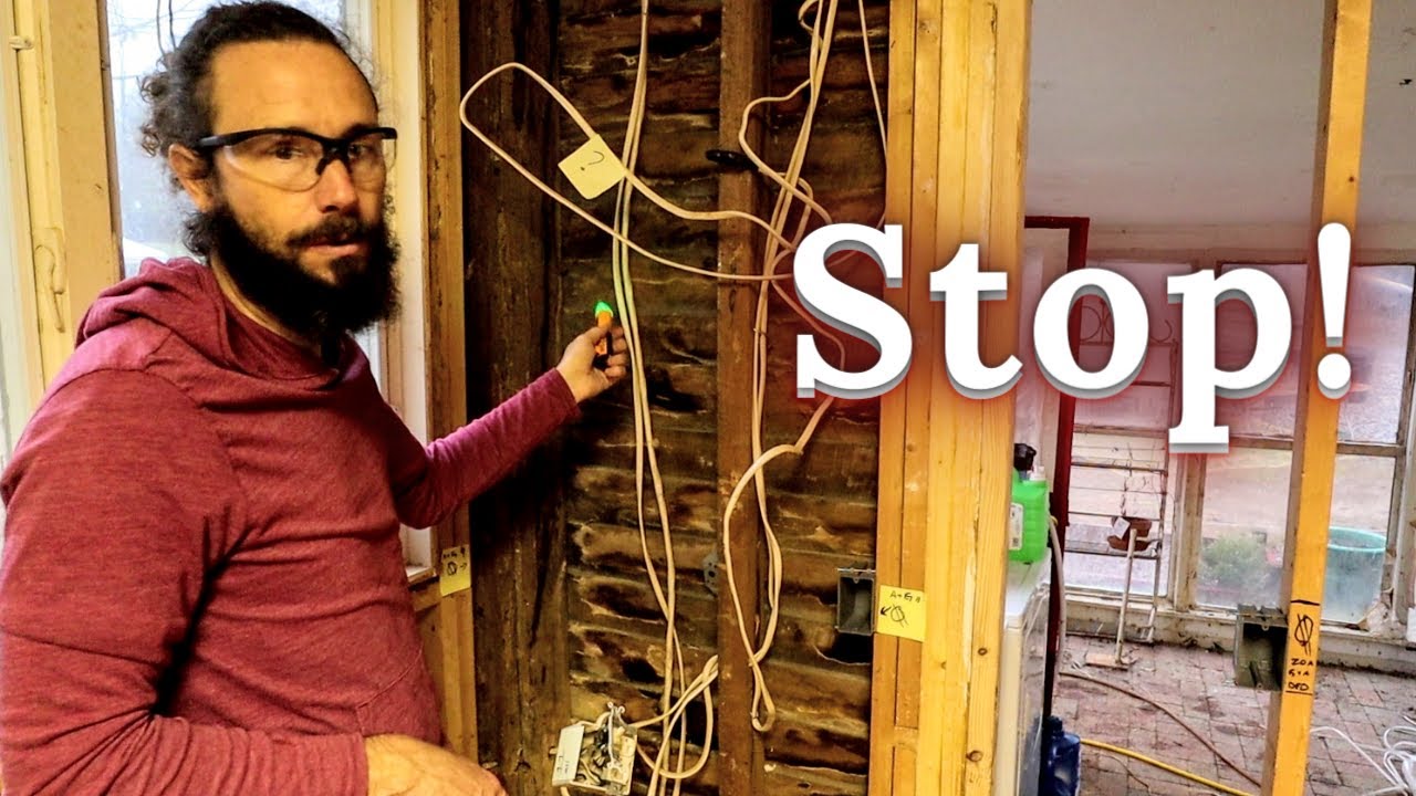 Why did I stop mid-way through kitchen wiring? Change of plans?