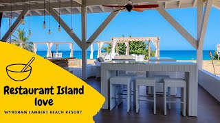 Wyndham Lambert Beach Resorts incredible Restaurant