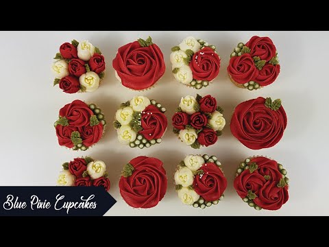 Video: Muffins Con Crema Rosa