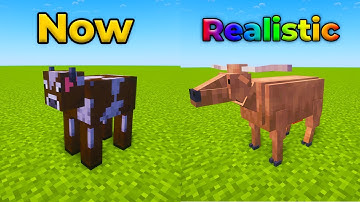 Minecraft Mobs Now VS Realistic