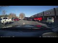 Front #1 Pickup Truck with Trailer drives wrong way in strip mall