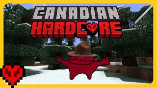 Minecraft Hardcore But We're Stuck in Canada