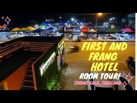 First and Frang Hotel Room Tour! - Thong Sala - Koh Phangan Island - Thailand