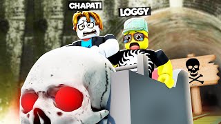 LOGGY ESCAPED PENNYWISE ON ROLLER COASTER | ROBLOX