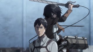 Mikasa Tries To Kill Bertholdt | Bertholdt transform | Eng Dub