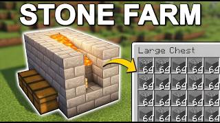 The EASIEST Automatic Cobblestone/Stone Generator in Minecraft  (Tutorial)