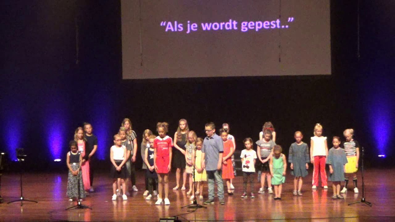 Als je wordt gepest.   Kinderkoor Zang en Vriendschap Emst