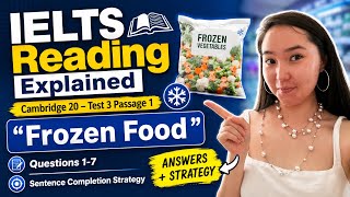 Sentence Completion Strategy and Practice | Cambridge 20 Reading Test 3