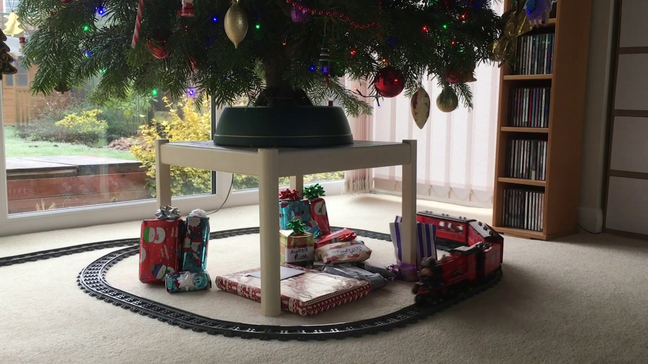 Hogwarts Express under our Christmas Tree YouTube