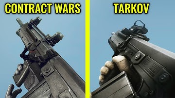 Contract Wars vs Escape from Tarkov - Weapons Comparison