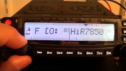 Wouxun display problem