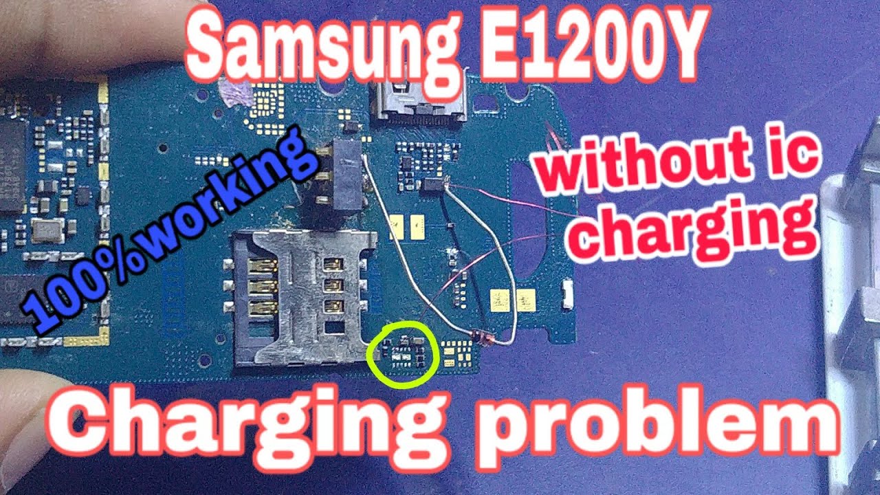 samsung e1200y charging solution