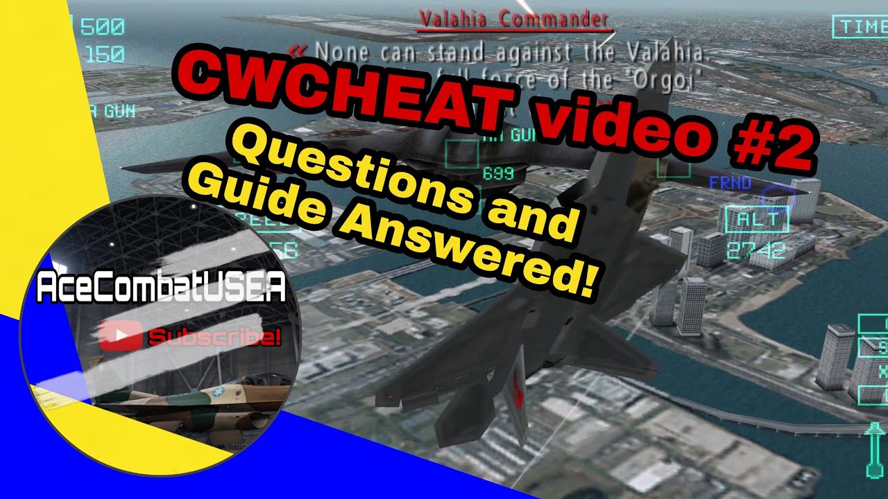 Ace Combat Joint Assault Cwcheat Support Youtube