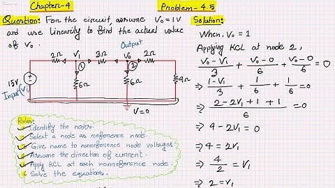 Linearity property, Sadiku Problem- 4.5,Chapter-4, Fundamental of electric circuit