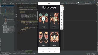 How to create Horoscope Application using Android Studio screenshot 5