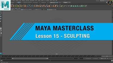 MAYA MASTERCLASS 15 - How To SCULPT Inside MAYA ( BEGINNER TUTORIAL )