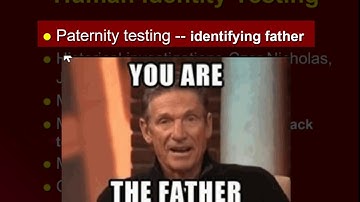 DNA Timelines and other Forensic Uses