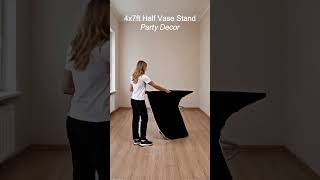 4x7ft Half Vase Backdrop Metal Frame Stand for Birthday Event Decoration | Ubackdrop