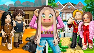 Adopted By POOR Vs RICH Family! (Roblox Bloxburg)
