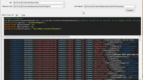 Epicor Trace Parser / Differ