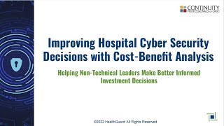 Apolonio 'Apps' Garcia - Cyber Cost Benefit Analysis