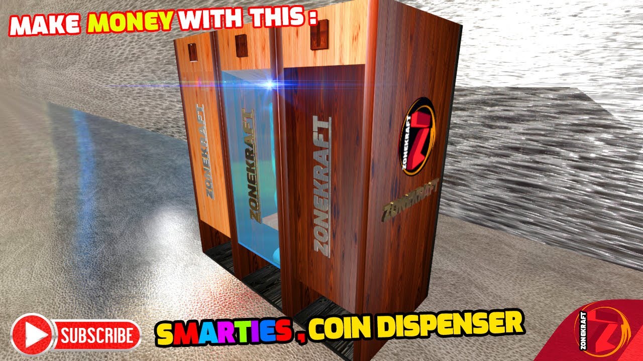 EARN MONEY WITH SMARTIES DISPENSER (DIY) #makemoney #smarties #m&m #dispenser #diy #handcraft #coin