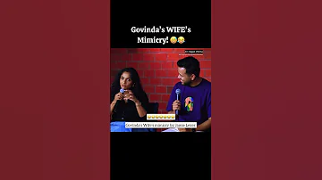 Govinda S Wife S Mimicry Comedy Bollywood Funny Jamielever Johnylever Kapilsharma 