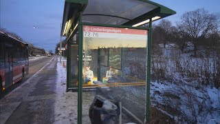 Sweden, Stockholm, Bus 76 Ride From Lindarängsvägen To Ropsten